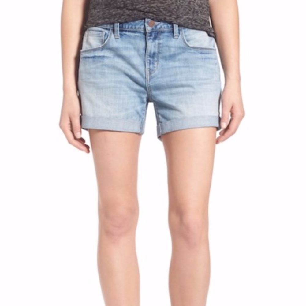 Treasure & Bond Light Wash Denim Boyfriend Shorts